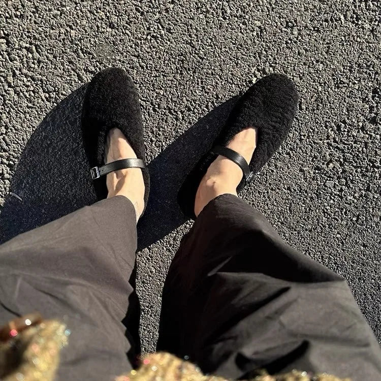 Foreign Trade Hairy Shoes