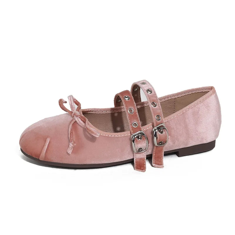 silver glitter ballet flats round toe riband cross-tied bow ballerina shoes crystal wedding bridesmaid flats shoes size 43