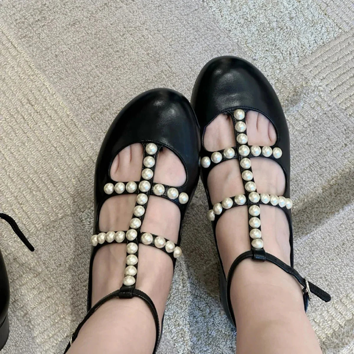 Pearl T-Shaped Ballet Shoes