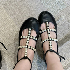 Pearl T-Shaped Ballet Shoes