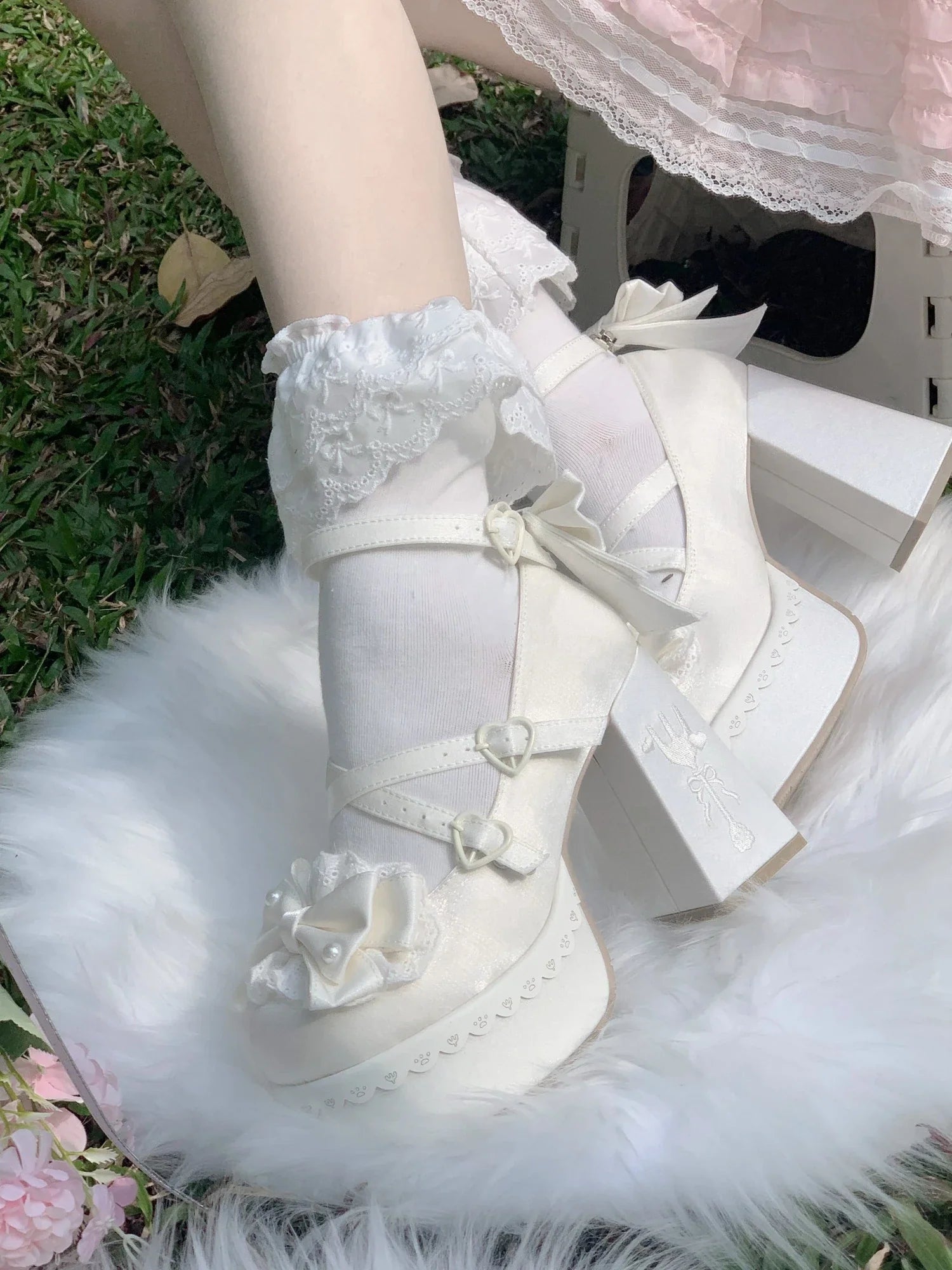 Lovely Girls Lolita High Heels Platform Shoes