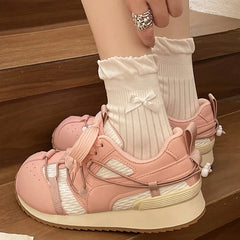 Sneakers Lightweight Non Slip Soft Sole Running Shoes Trend Casual Height Increase Sports Shoes