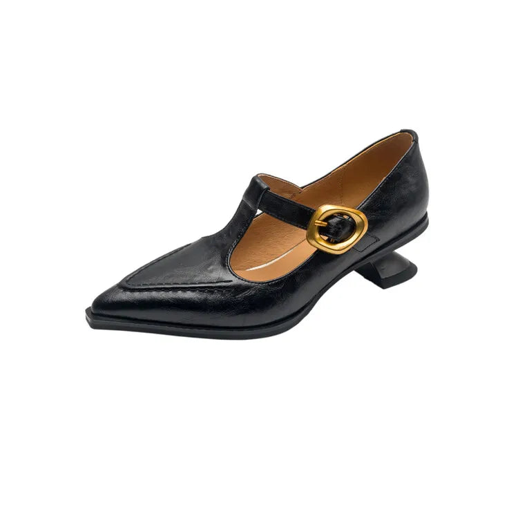Autumn Split Leather Shoes