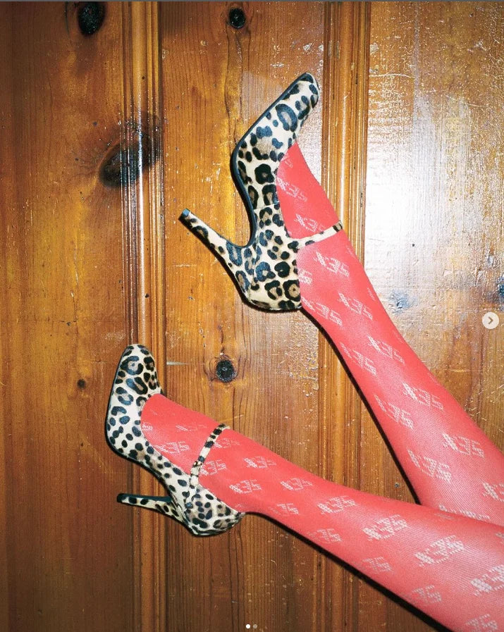 Leopard Print Sandals Ankle Straps Buckle Classic Stiletto Heels Round Toe Dress Party Daily