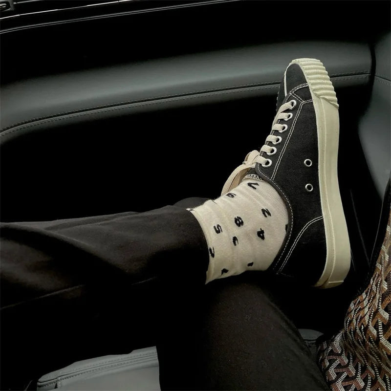 Canvas Tabi Sneakers Split Toe Flats Low Top Tabi Shoes Pig Hoof Shoes Loafers Zapatos De Mujer