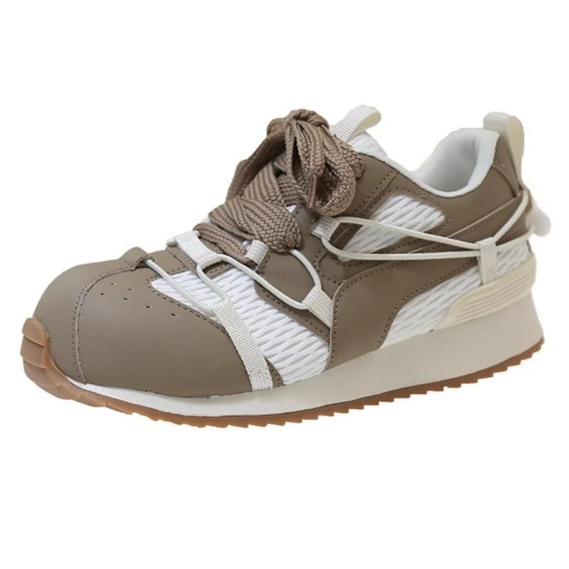 Sneakers Lightweight Non Slip Soft Sole Running Shoes Trend Casual Height Increase Sports Shoes