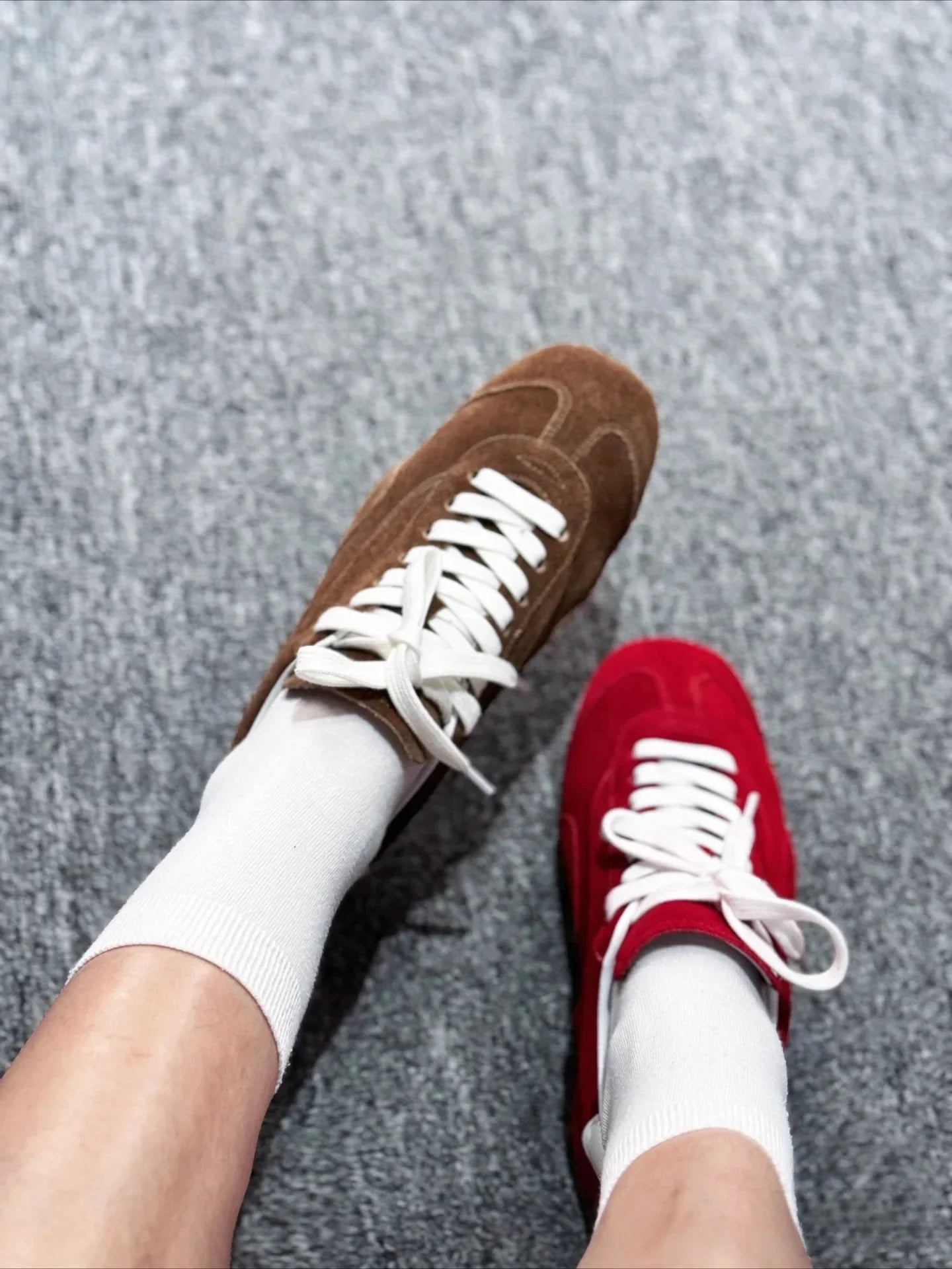 Sports Shoes Genuine Leather Thick-Soled Single Shoes 2025Retro Sports Forrest Gump German Training Shoes