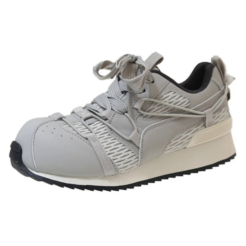 Sneakers Lightweight Non Slip Soft Sole Running Shoes Trend Casual Height Increase Sports Shoes