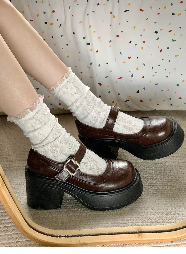 Shoes Woman Comfortable And Elegant All-Match Shallow Mouth Casual Sneakers Round Toe Clogs Platform Flats On Heels R