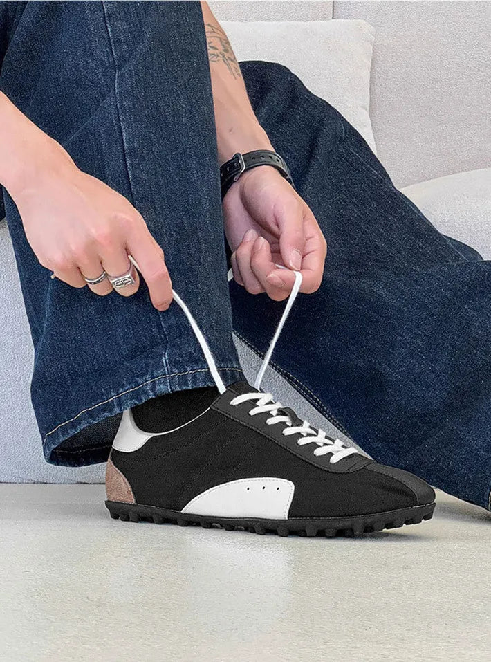 Men High Quality Lace-Up Comfortable Soft Sole Flatsshoes Outdoor Casual Breathable Sneakers Fitness Shoes Male Shoes