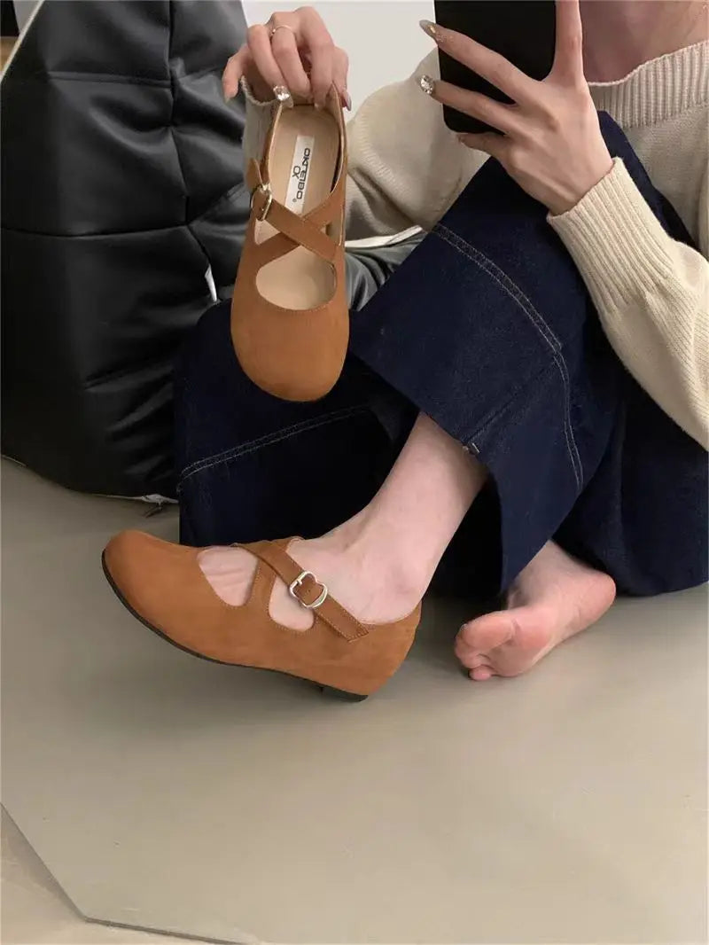 Sport Shoes Casaul Sneakers Flats Woman Loafers Brand Walking Shoes Trend Buckle Zapatos