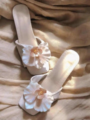 Flower Slippers Casual Comfort Outdoor Shoes Casual Dress Street Style Slides