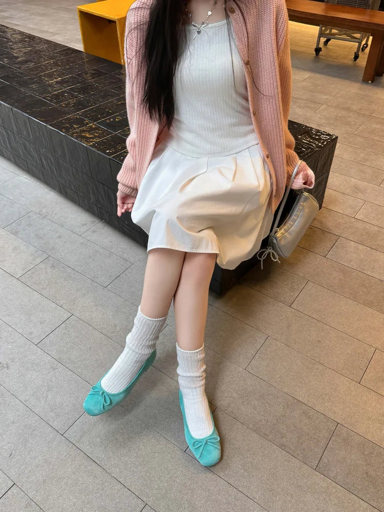 and ballet flat shoes work professional leather single shoes shoes ladies