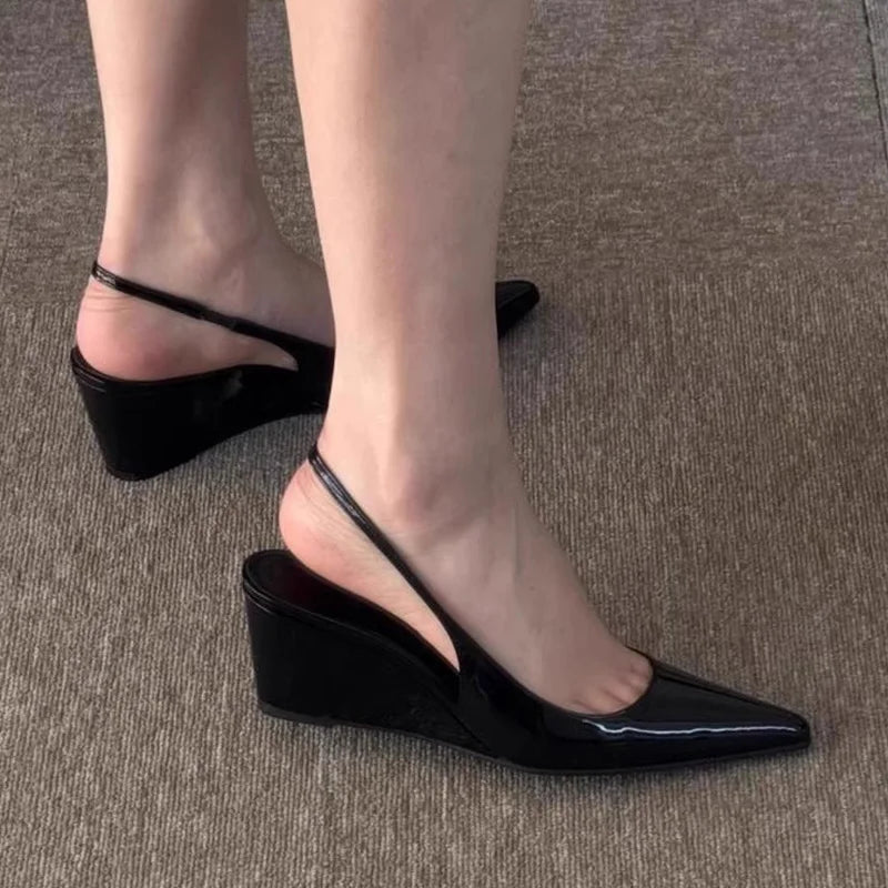 Sandals Pointed Toe High Heels Shoes Slippers Brand Party Mujer Slides