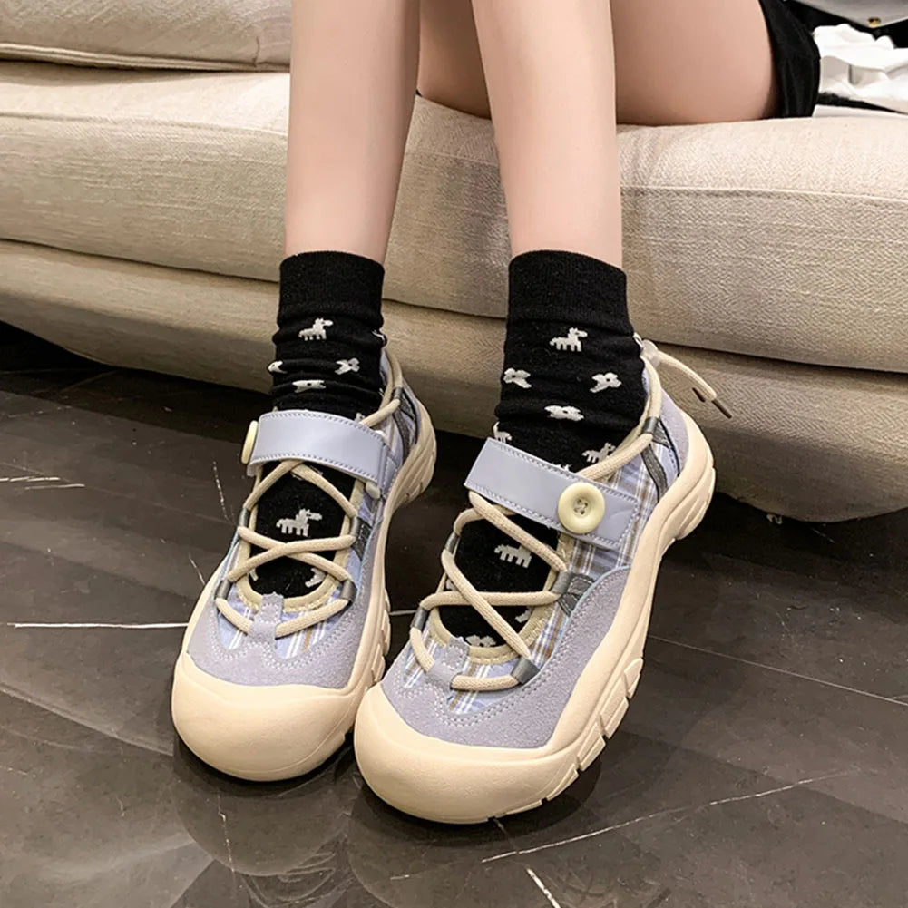 Pumps Mary Janes Wedges Shoeslace Sweet Cute Lolita Pumps