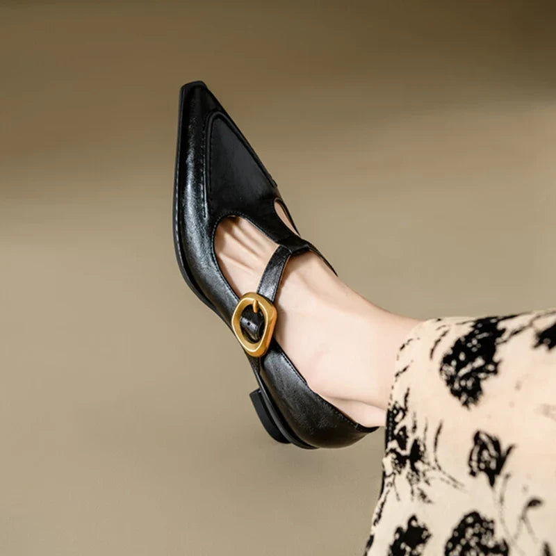 Autumn Split Leather Shoes