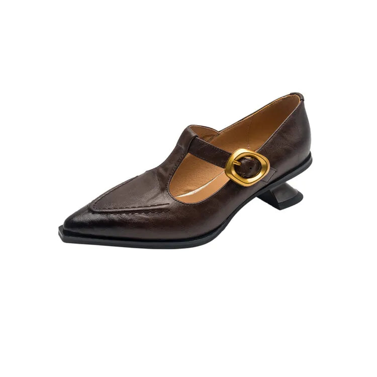 Autumn Split Leather Shoes