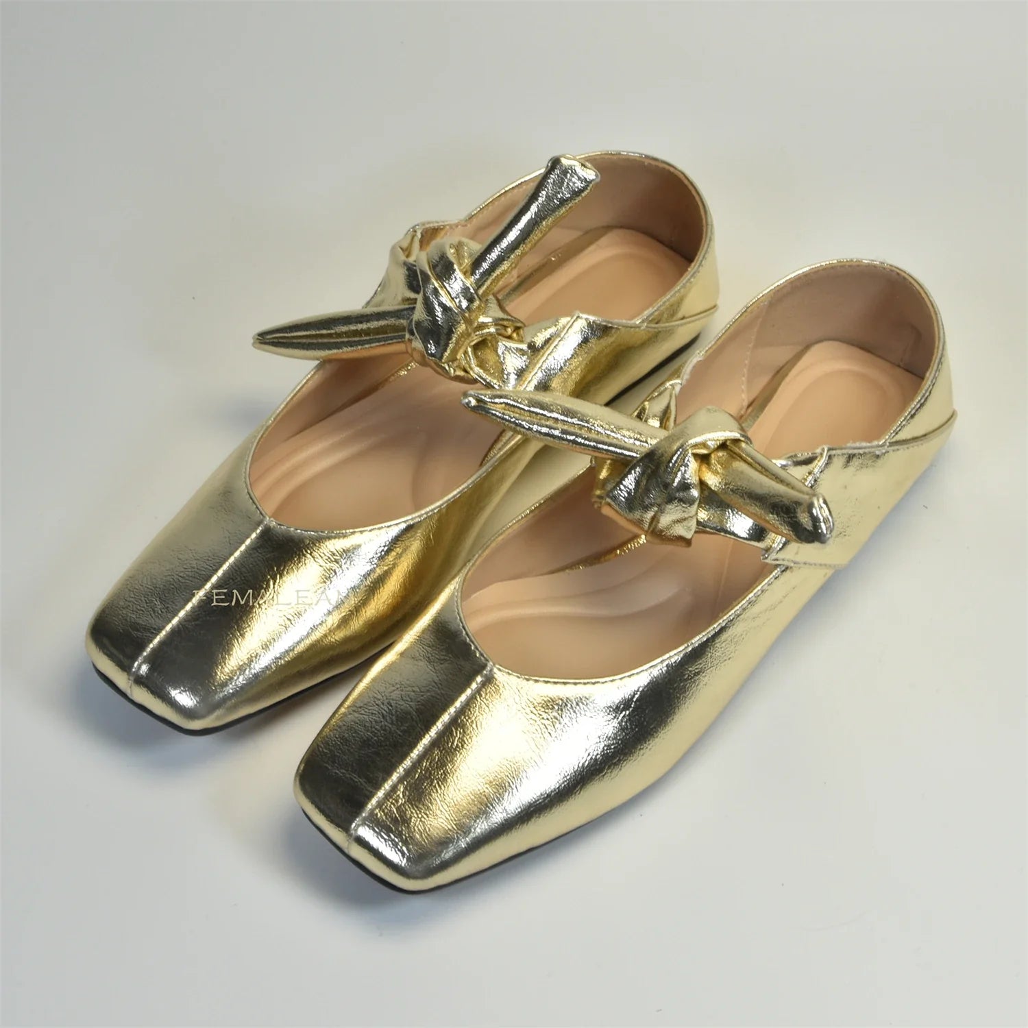 Ballerinas Shoes Round Toe Black Velvet Silver Mary Jane Shoes Sandals Elegant Ballet Flats