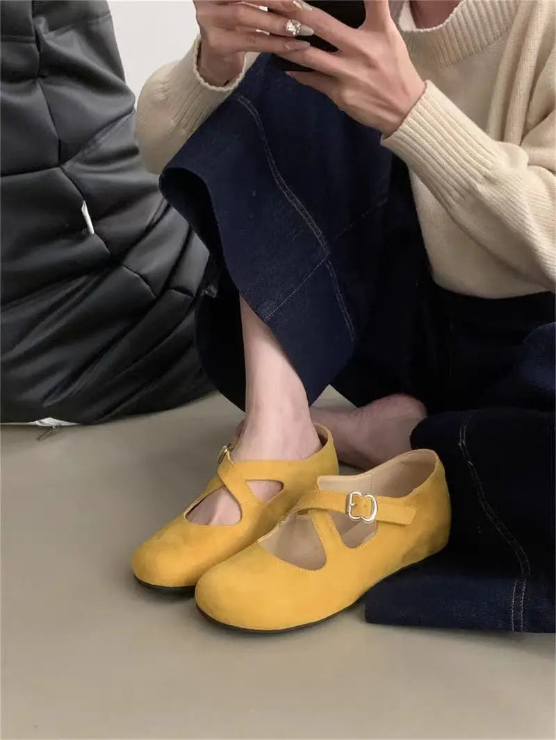 Sport Shoes Casaul Sneakers Flats Woman Loafers Brand Walking Shoes Trend Buckle Zapatos