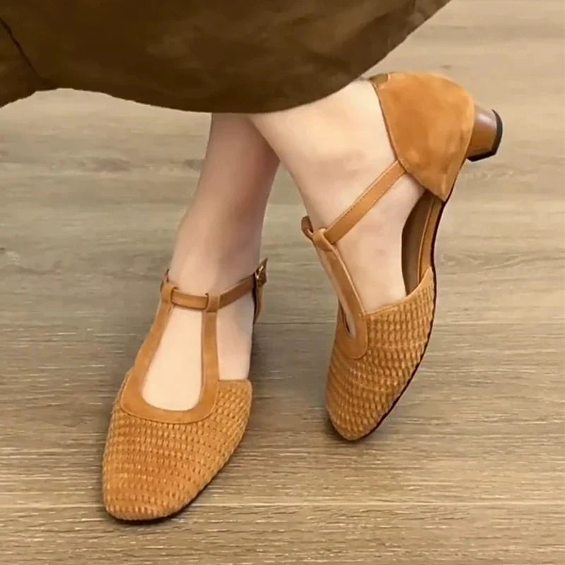 Heels Sandals Elegant Casual Dress Chunky Shoes Slippers Walking Comfort Mujer De Sandalias