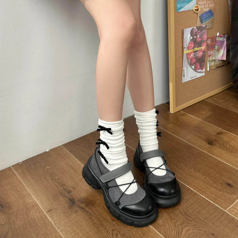 Shallow Sport Mary Jane Shoes Concise Outdoor Pumps 2026 Thick Bottom Shoes