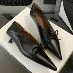 Elegant Shoes Low Heel Shallow Gold Pointed Toe Pumps Office Shoes Zapatos De Mujer