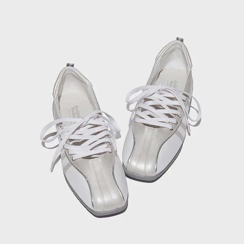 Ballet Style Flats Lace-up Retro Mary Jane Comfortable Lightweight Ballet Sneakers