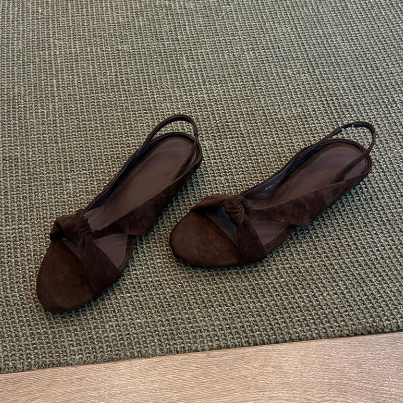 Pleated Flats Sandals Slippers Beach Walking Flip Flops Mujer Slides Sandalias