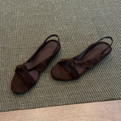 Pleated Flats Sandals Slippers Beach Walking Flip Flops Mujer Slides Sandalias