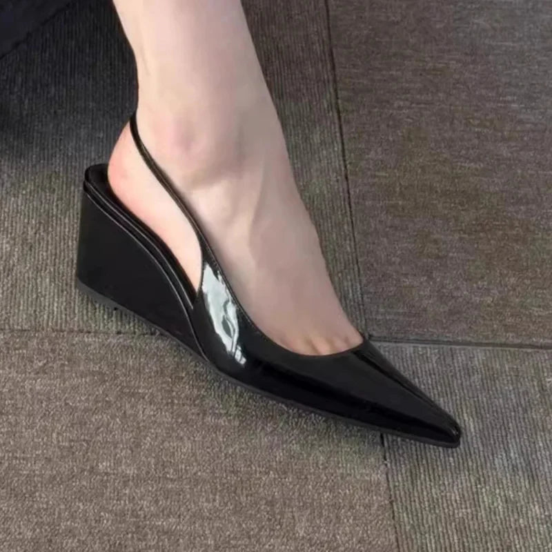 Sandals Pointed Toe High Heels Shoes Slippers Brand Party Mujer Slides