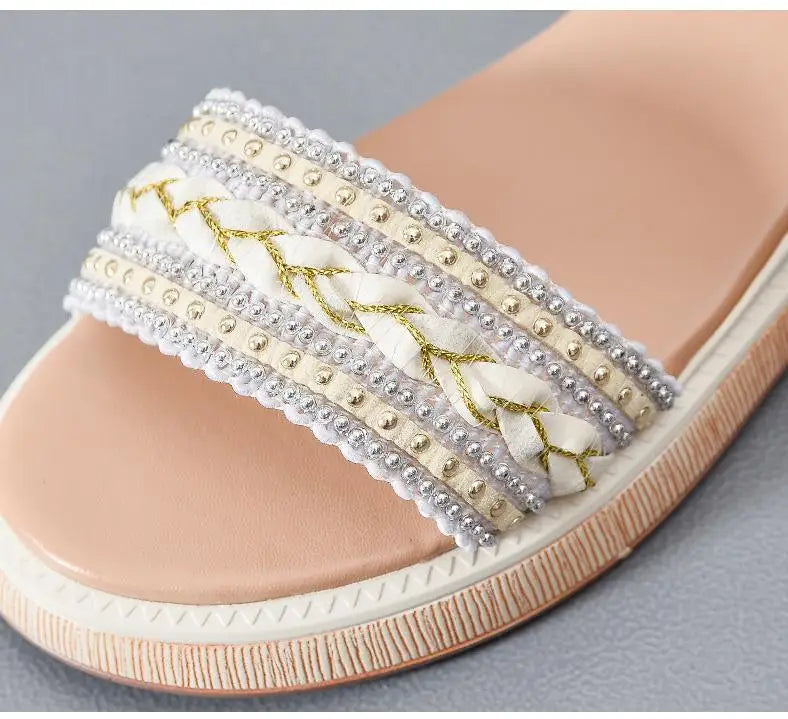 Size 31 32 33 Wedge Sandals Open Toe Shoes Large Size 41-44 Platform Open Toe Shoes