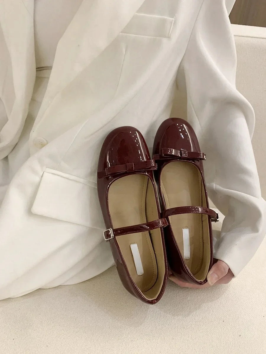 Shoes Increased Internal Beige Heeled Sandals Woman's Slippers Black Retro Mary Janes Increased Internal Shoes Beige