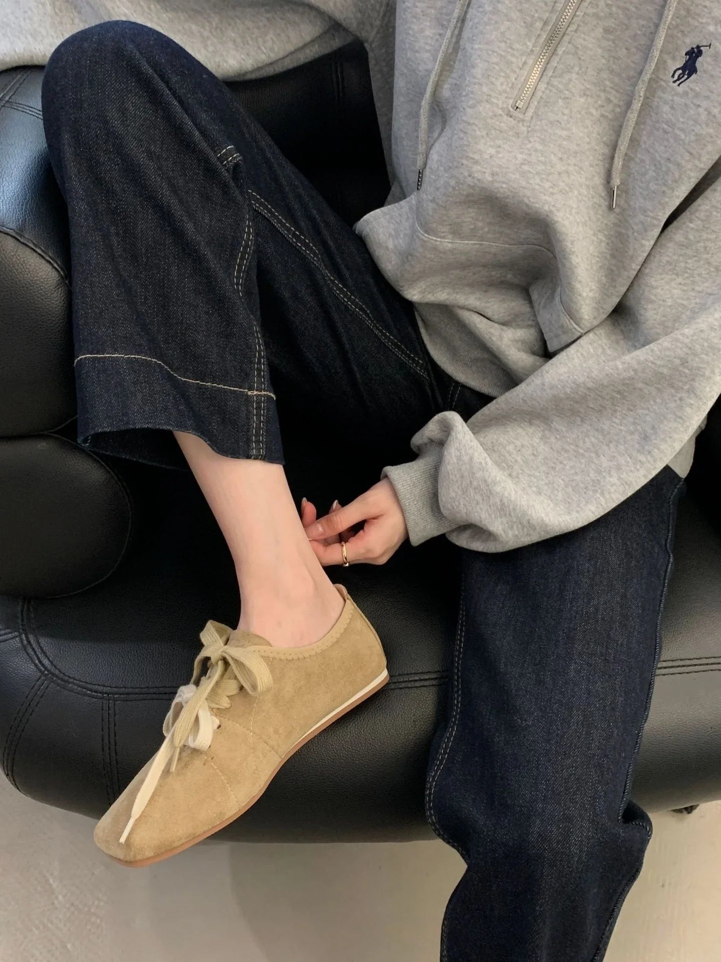 Original Design Training Shoes Flats Student Style Comfortable Soft Sports Shoes Casual Matching Sneakers