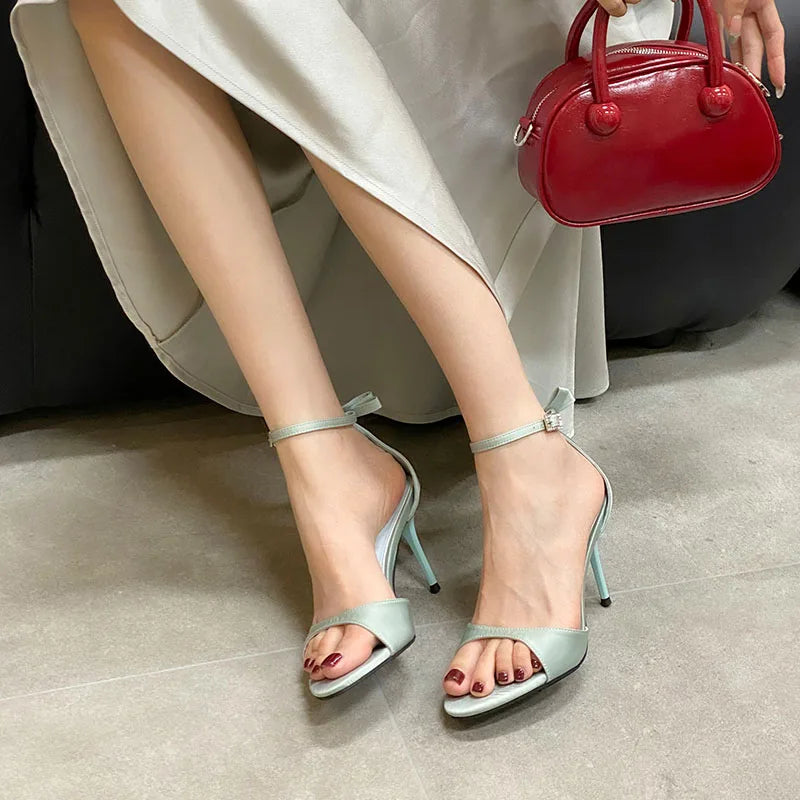 Butterfly-Knot Footwear Pumps High Heels Shoes Pointed Toe Thin Heels Shoes 2025