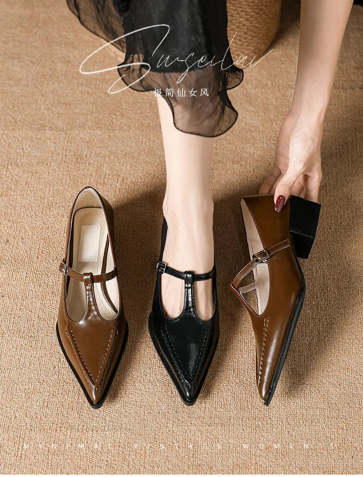 Shoes On Heels Footwear Pointed Toe Clogs Platform Shallow Mouth Casual Sneaker Dress Creepers S