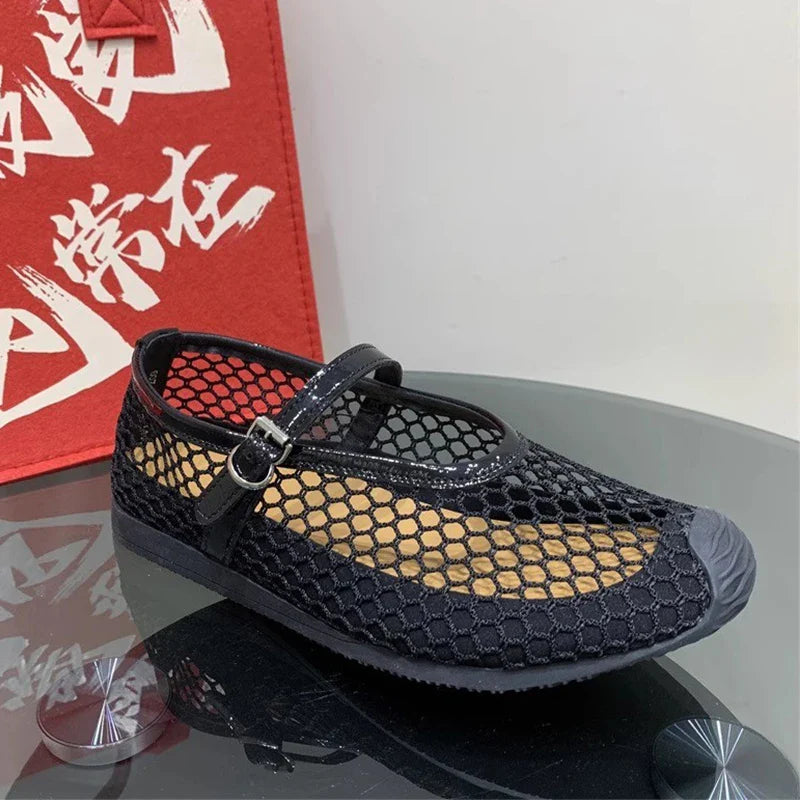 Mesh Sport Shoes Casual Flats Sneakers Loafers Sandals Running Hiking Comfort Shoes Woman