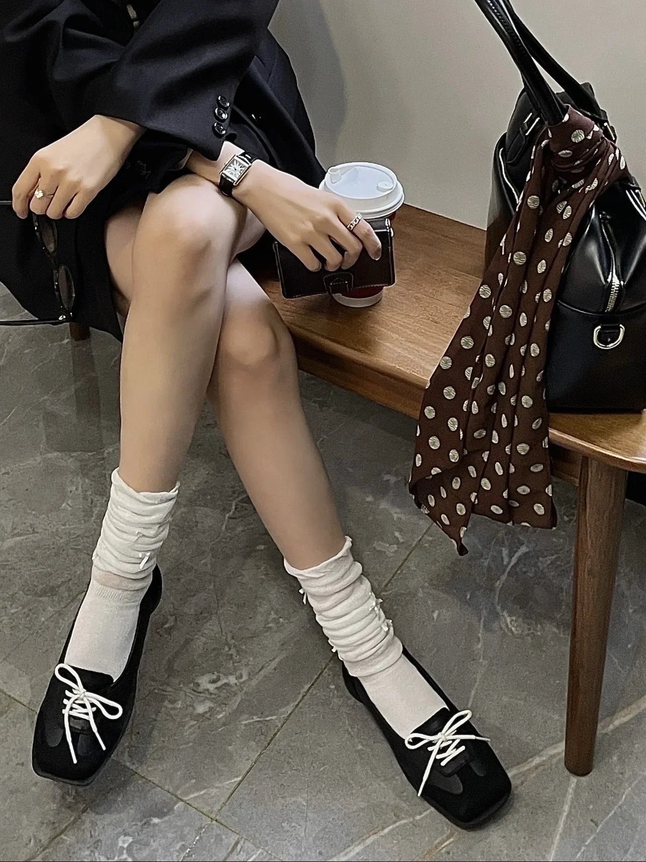 Shallow Sport Ballet Shoes Square Toe Round Flat Bottom Cross Tied Mixed Colors Mary Jane Shoes Slip on Shoes