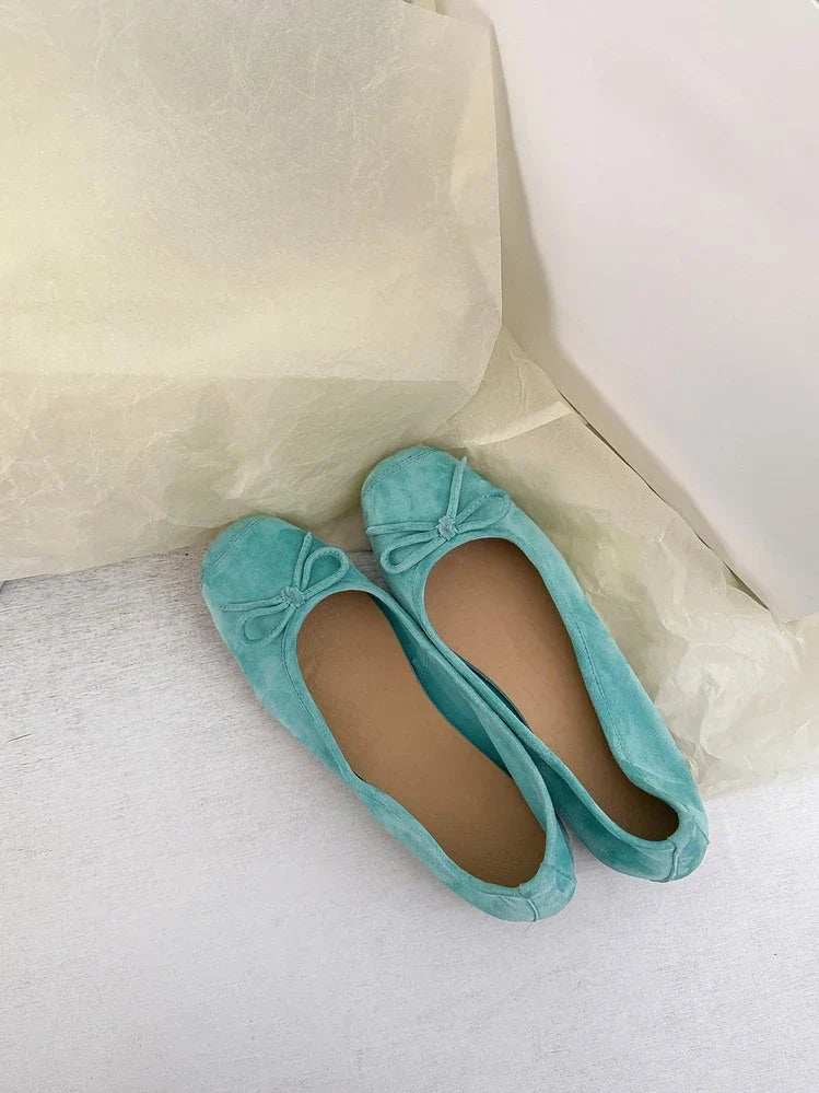 and ballet flat shoes work professional leather single shoes shoes ladies