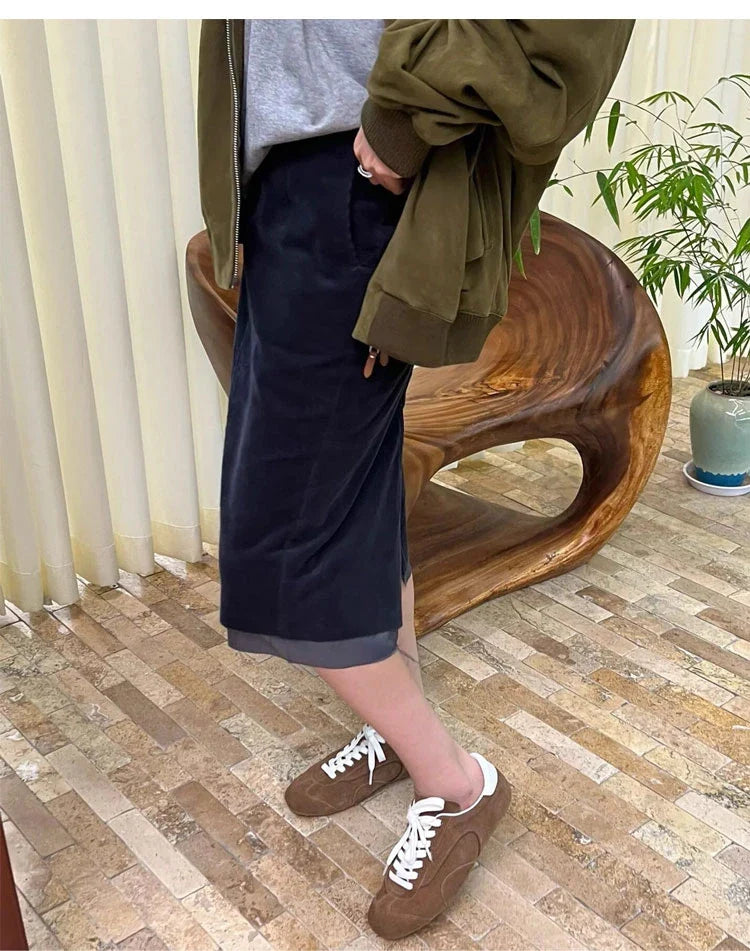 Sports Shoes Genuine Leather Thick-Soled Single Shoes 2025Retro Sports Forrest Gump German Training Shoes