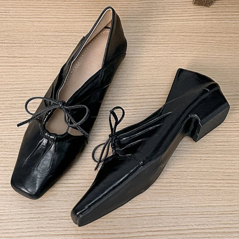 Casual Flat Shoes Mary Jane Style Simple Soft Versatile Comfortable Single Shoes