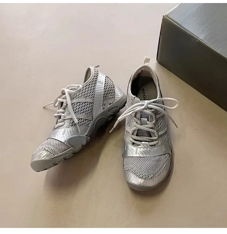 Students Running Shoes Mesh Breathable Casual Sports Shoes Lightweight Comfortable Soft Sneakers Mujer Zapatos