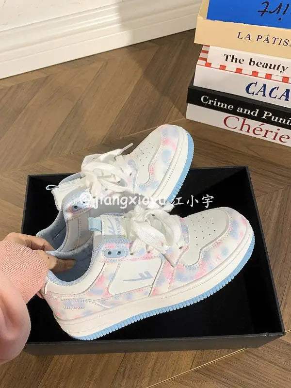 Sports Shoes Lady Clogs Platform Casual Sneakers All-Match Basket Creepers Small Breathable Leisure Shoes Pla