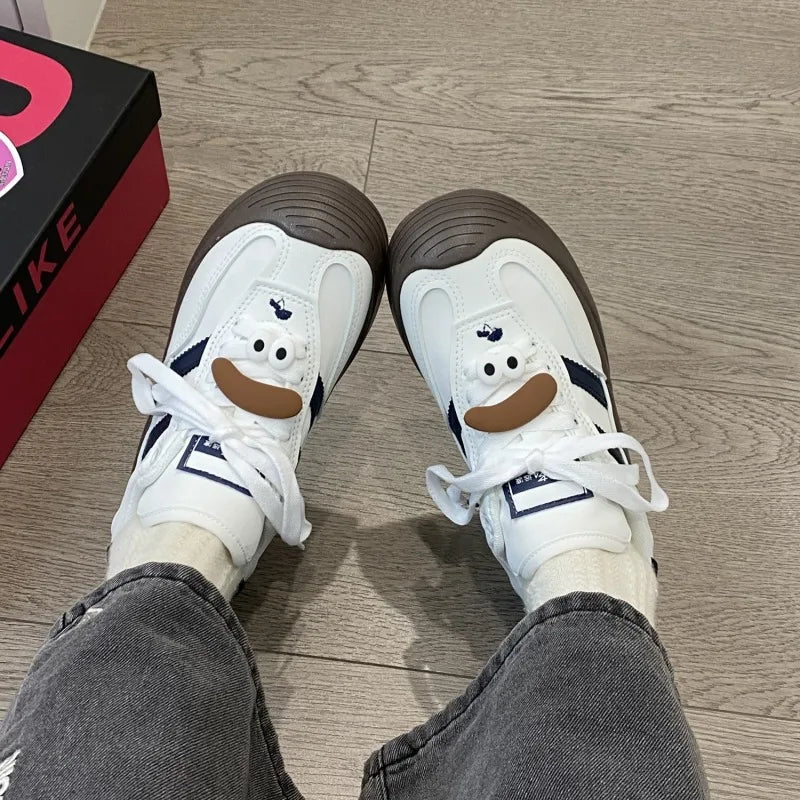 Retro Canvas Board Shoes Trend Sports Shoes Outdoor Platform Casual Sneakers Versatile