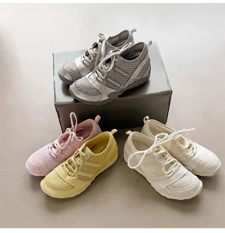Students Running Shoes Mesh Breathable Casual Sports Shoes Lightweight Comfortable Soft Sneakers Mujer Zapatos