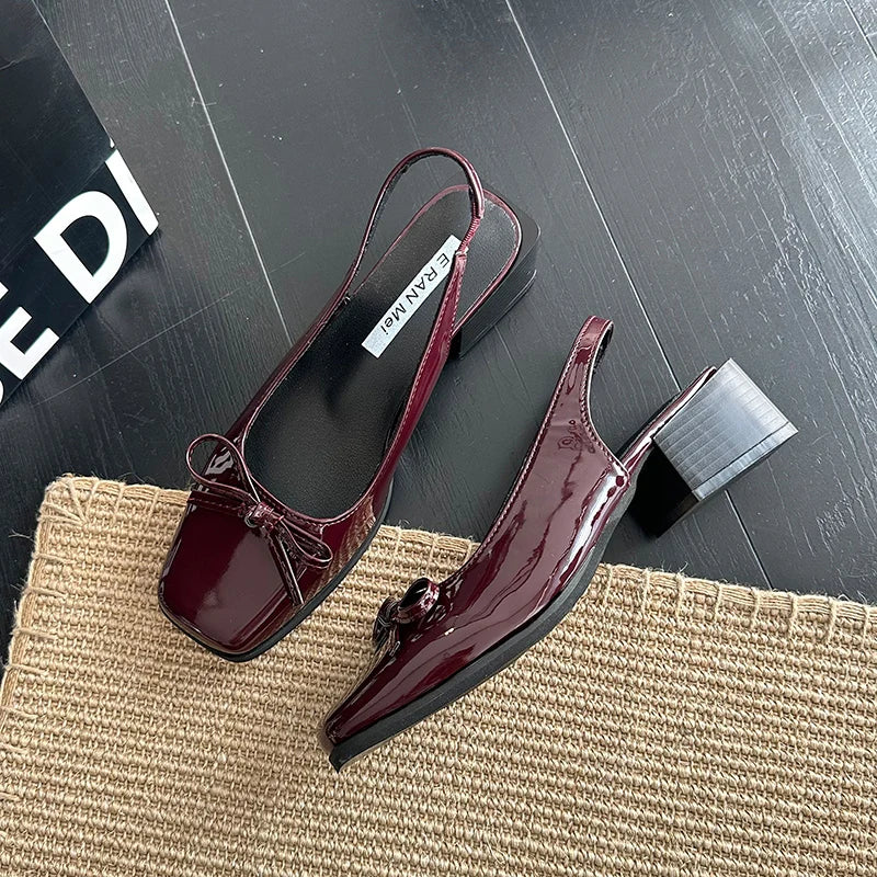 Cover Toe Causal Street Style Dress Singbacks Mules Shoes Zapatos De Mujer