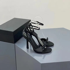 Thin High Heels Open Toe Zipper Dancing Shoes Ballroom Dance Shoes