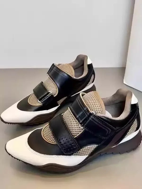 Sneaker Pointed Toe Outdoor Sport Comfortable Casual Catwalk Model Flat Shoes Zapatillas Mujer