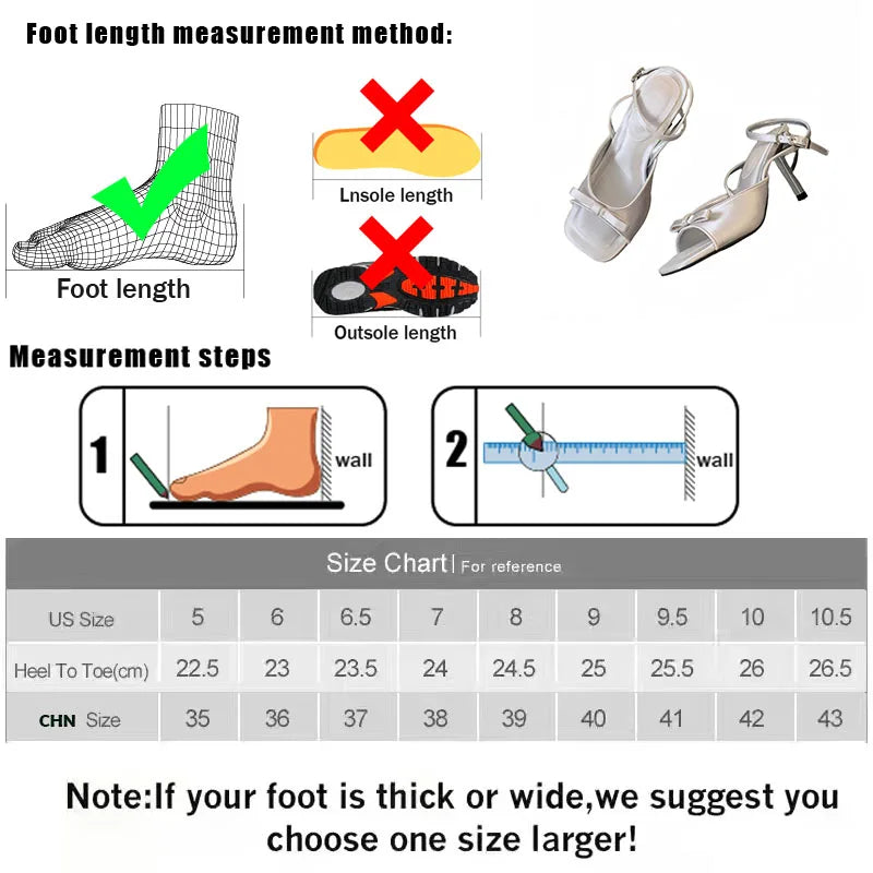 Black Footwear Thin Heels Shoes Butterfly-Knot Shallow Heels Shoes Sandals