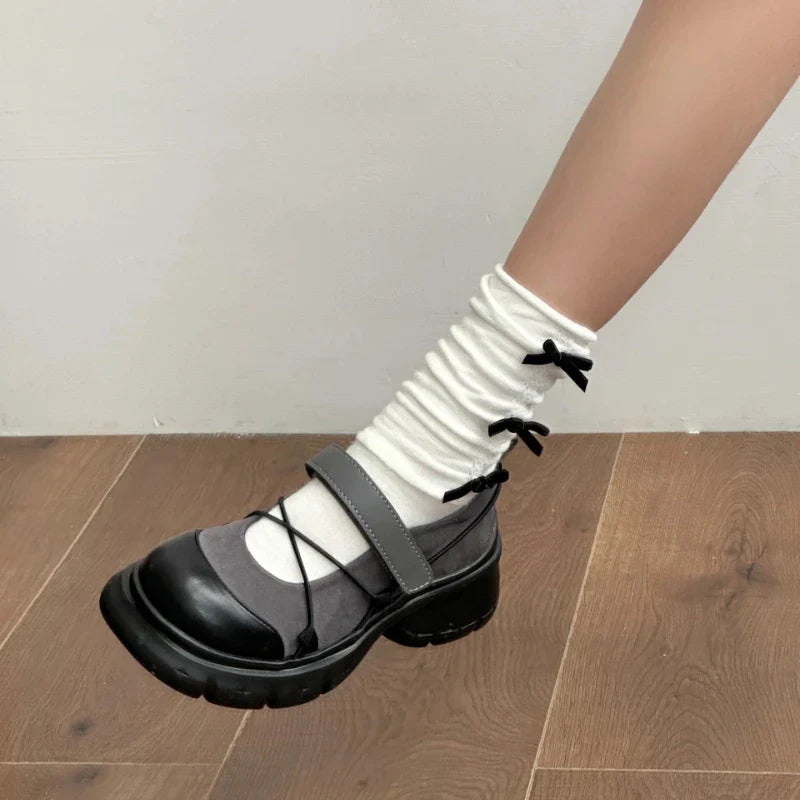 Shallow Sport Mary Jane Shoes Concise Outdoor Pumps 2026 Thick Bottom Shoes