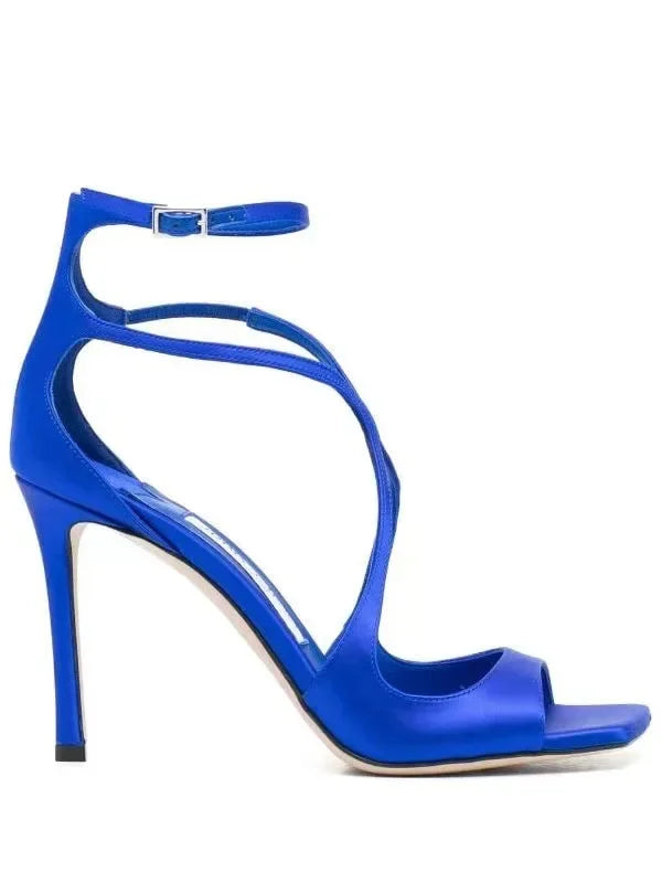 High-quality Hollow Slim High Heel Fish Mouth Sandals
